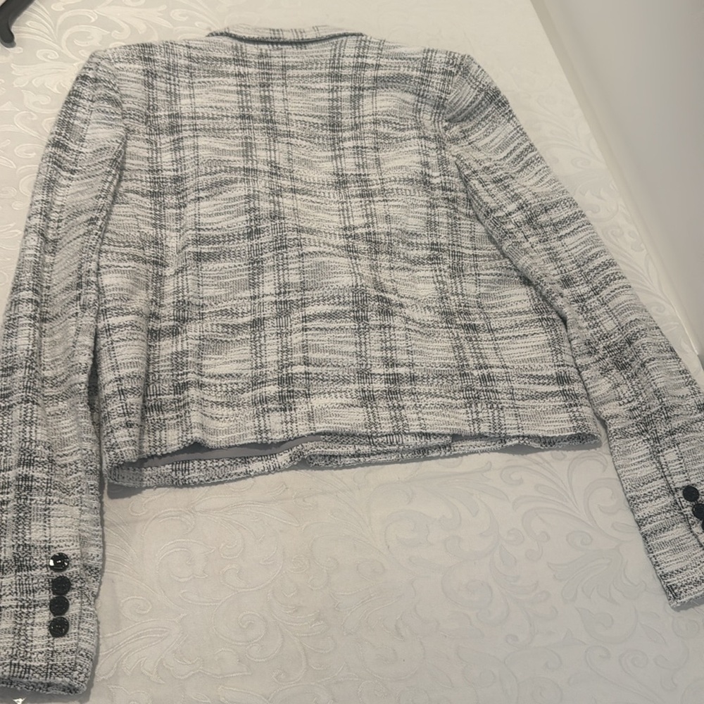 ๐HP๐Amanda & Chelsea Double Breasted Cropped Jacket. Ladies Large. - Picture 11 of 14